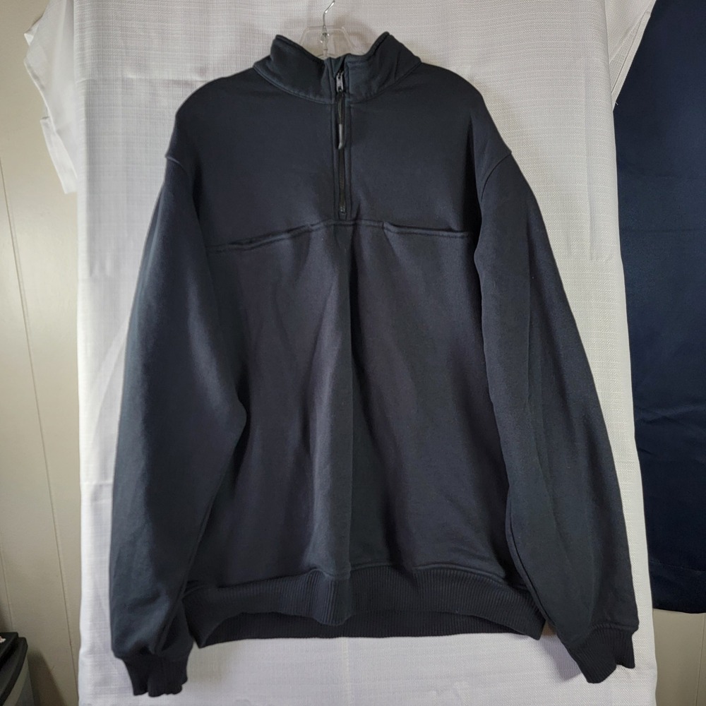 Propper Men's Quarter-Zip Tactical Fleece Pullover Jacket - Blue